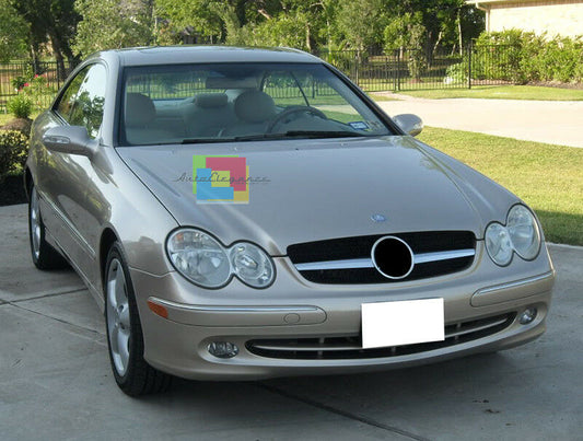MERCEDES CLK W209 2002-2010 BLACK GRILLE FRONT GRILLE AMG LOOK
