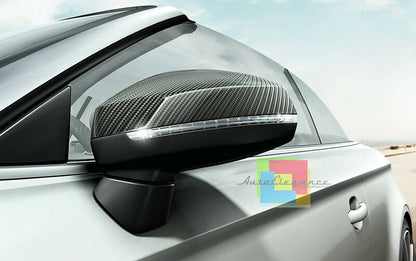 AUDI A3 8V 2012+ COPERTURE CARBONIO SPECCHI - CALOTTE SPECCHIETTI RETROVISORI AUTOELEGANCERICAMBI