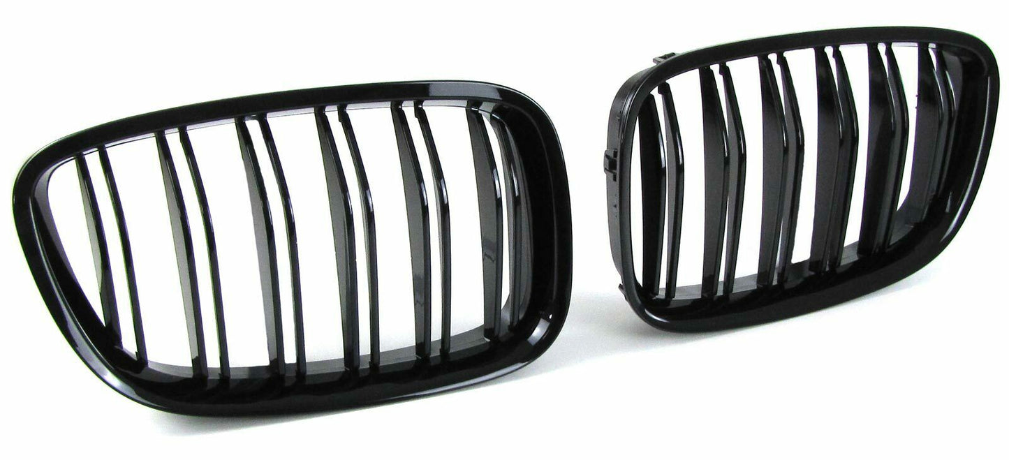 GRIGLIE ANTERIORI DOPPIA FASCIA M MASCHERINE PER BMW SERIE 5 GT F07 2009+ .-