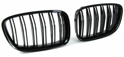 GRIGLIE ANTERIORI DOPPIA FASCIA M MASCHERINE PER BMW SERIE 5 GT F07 2009+ .-