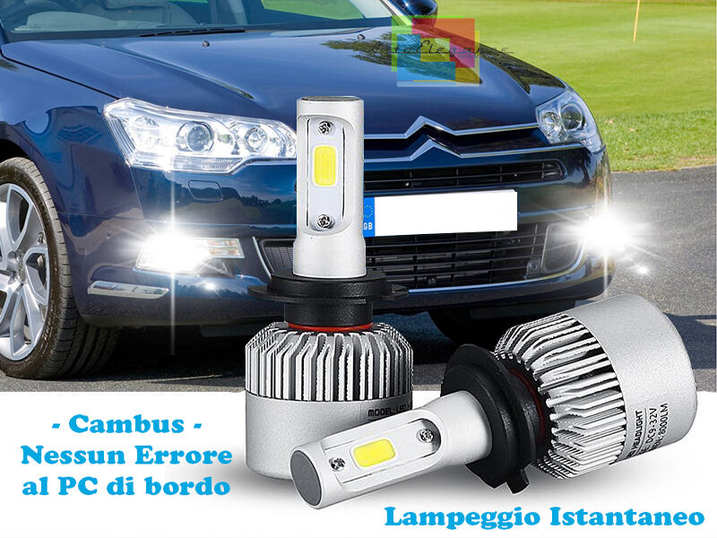 LAMPADE FENDINEBBIA A LED CITROEN C5 2009+ CAMBUS BIANCO GHIACCIO CREE