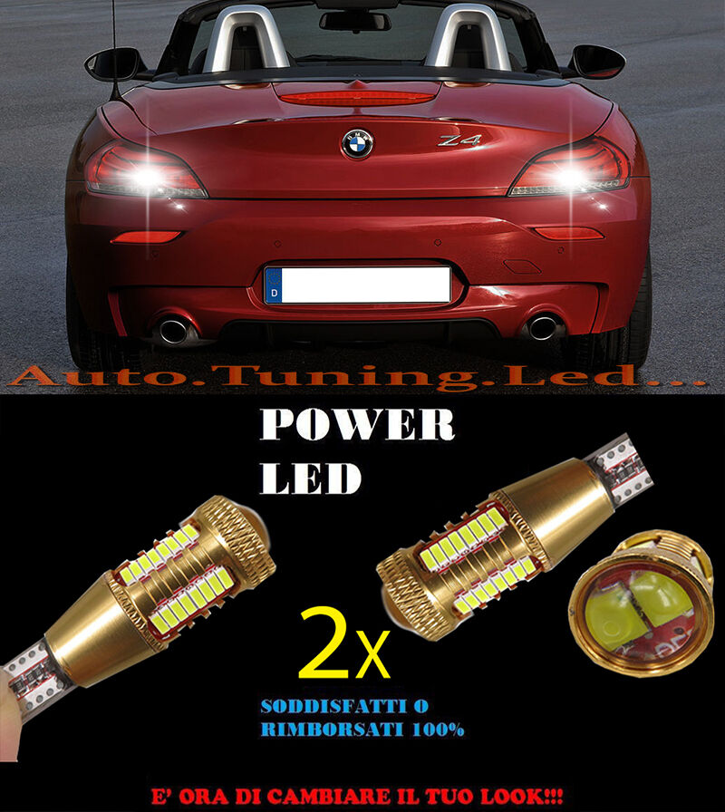 BMW Z4 E89 LAMPADE RETROMARCIA LED T15 W16W SUPER QUALITA NO ERROR AUTOELEGANCERICAMBI