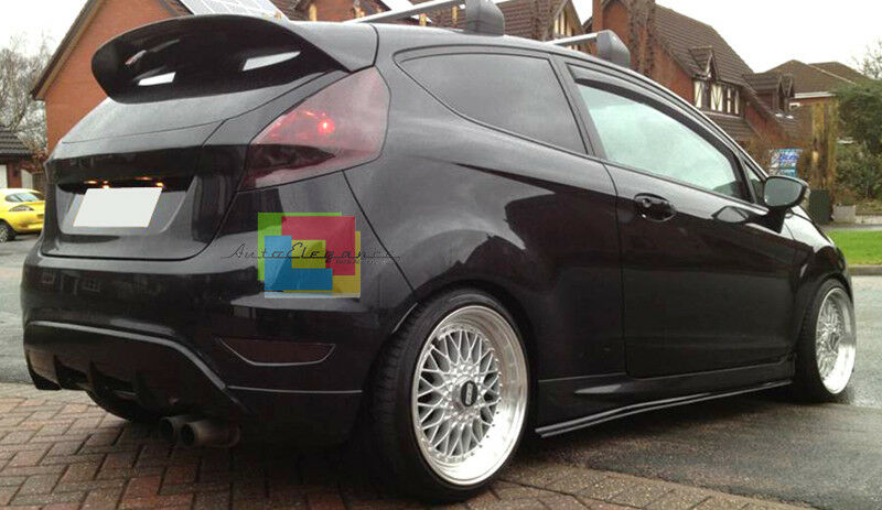 FORD FIESTA MK7 2008-2012 UNDER BUMPER REAR DIFFUSER ST DESIGN .-
