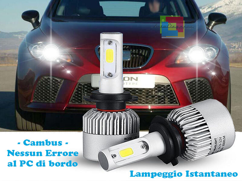 SEAT LEON 1P1 LED LOW BEAM HEADLIGHTS INSTANT FLASH 6000K