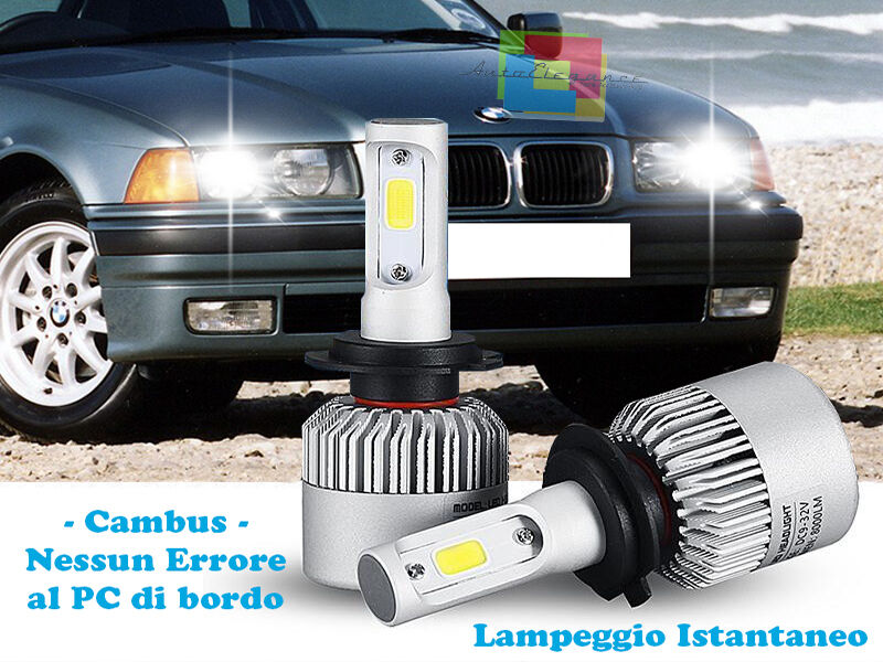 LAMPADE ANABBAGLIANTI LED BMW SERIE 3 E36 COMPACT 94-00 ISTANTANEO 6000K CREE