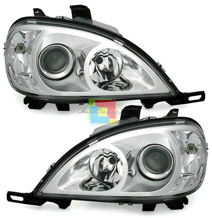 HEADLIGHTS MERCEDES ML W163 1998 - 2001 + LED HIGH BEAM LOW BEAM KIT