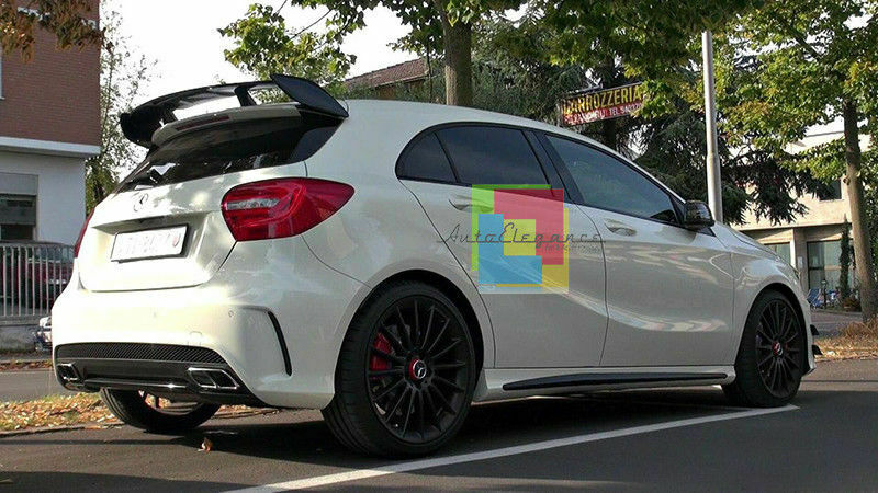 MERCEDES CLASSE A W176 MINIGONNE LATERALI SOTTO PORTA ABS / PLASTIC AMG LOOK