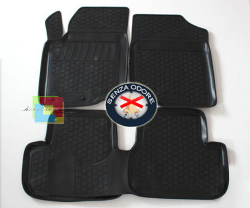 PEUGEOT 208 2013+ SET TAPPETINI AUTO IN GOMMA - TAPPETI TOP QUALITA ..-