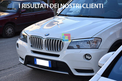 COVER GRIGLIA ANTERIORE BMW X3 F25 2010-2014 LOOK RESTYLING M 14 PEZZI .-. AUTOELEGANCERICAMBI