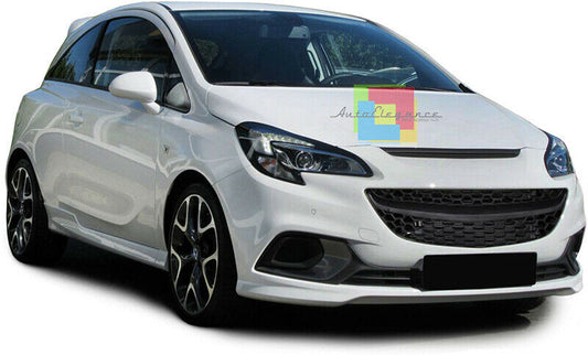 BLACK FRONT GRILLE WITHOUT LOGO OPEL CORSA E 2014+ MASK