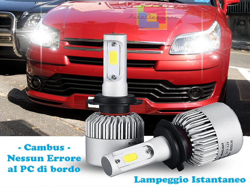 LAMPADE ANABBAGLIANTI LED CITROEN C4 2004-2010 ISTANTANEO 6000K CREE