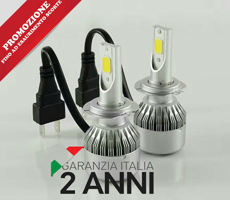 2x LAMPADE AUTO H8 H9 H11 LED CREE COB CANBUS 6000K BIANCO GIACCIO XENON 8000LM AUTOELEGANCERICAMBI