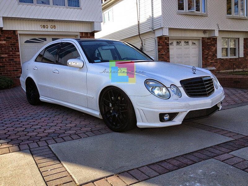 MERCEDES CLASSE E W211 2006-2009 GRIGLIA ANTERIORE LOOK AMG BLACK EDITION
