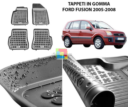 FORD FUSION 2005-2008 TAPPETINI AUTO IN GOMMA - TAPPETI TOP QUALITA -1