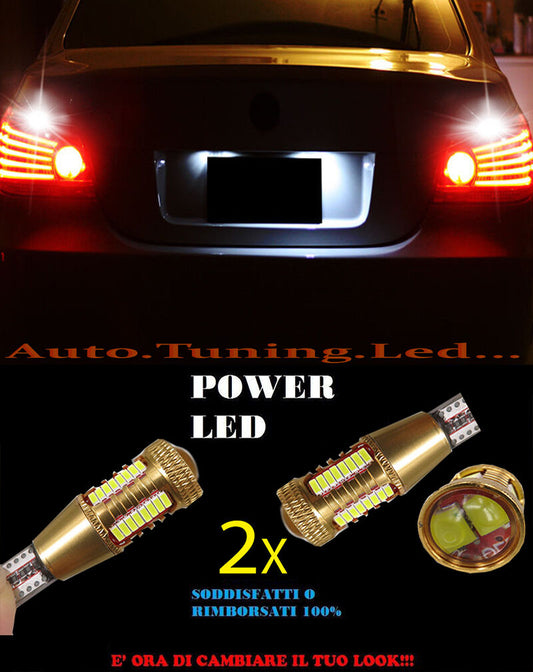 BMW SERIE 5 E60 LAMPADE RETROMARCIA LED T15 W16W SUPER QUALITA NO ERROR AUTOELEGANCERICAMBI