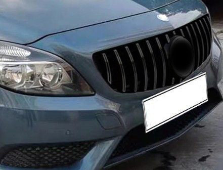 MERCEDES B W246 2011-2014 FRONT GRILLE AMG GTR LOOK GLOSS BLACK