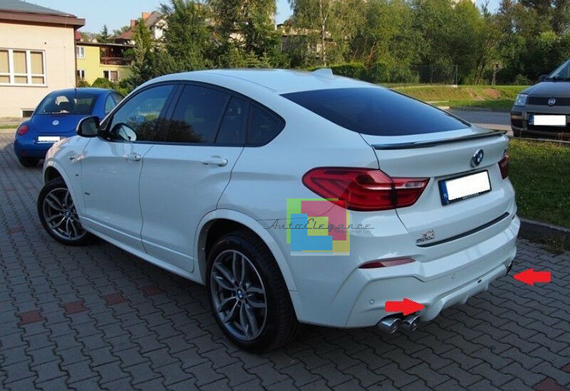 DIFFUSORE ACS POSTERIORE BMW X4 F26 DAL 2014+ SPOILER SOTTO PARAURTI M TECH