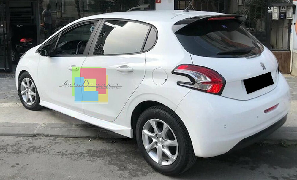 SIDE SKIRTS FOR PEUGEOT 208 I 2012+ ABS UNDER DOOR SPORTY LOOK