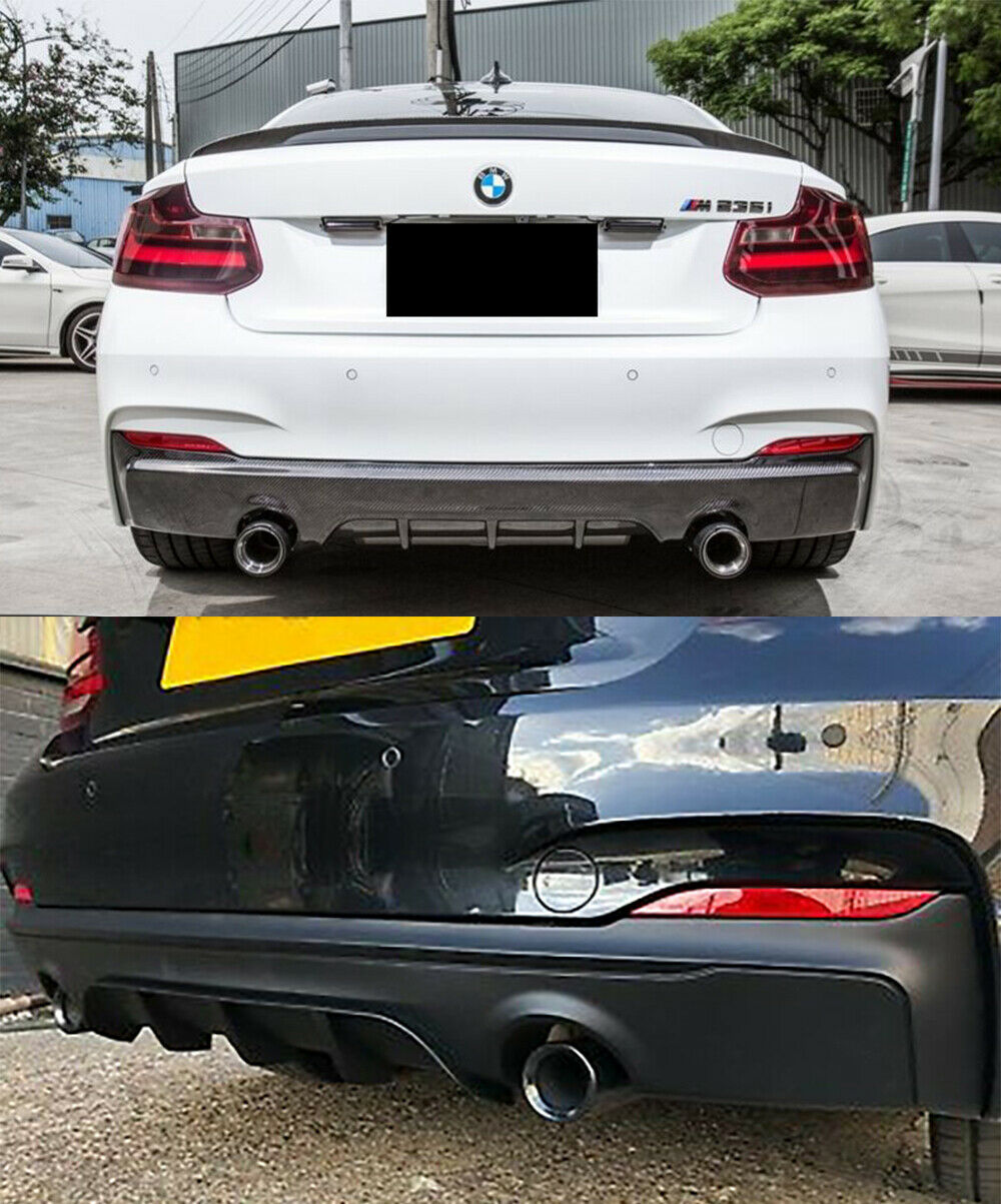 DIFFUSORE POSTERIORE BMW SERIE 2 F22 F23 SOTTO PARAURTI M PERFORMANCE