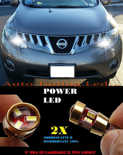 LUCI POSIZIONE NISSAN MURANO 2010-2014 CANBUS T10 BIANCO 27 LED SUPER QUALITA