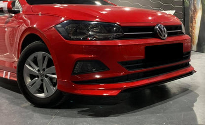VW POLO AW1 2017+ FRONT BUMPER SPOILER ABS SPORT LOOK R 0262