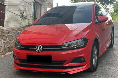 VW POLO AW1 2017+ FRONT BUMPER SPOILER ABS SPORT LOOK R 0262