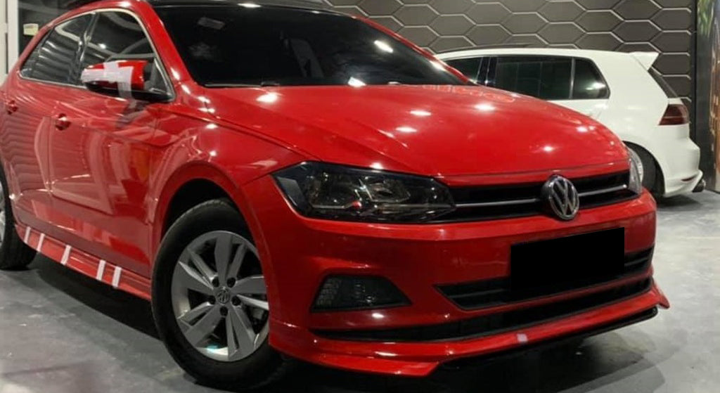 VW POLO AW1 2017+ FRONT BUMPER SPOILER ABS SPORT LOOK R 0262