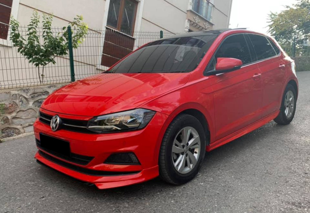 VW POLO AW1 2017+ FRONT BUMPER SPOILER ABS SPORT LOOK R 0262