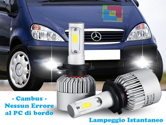 LAMPADE FENDINEBBIA A LED CREE MERCEDES CLASSE A W168 CAMBUS BIANCO GHIACCIO