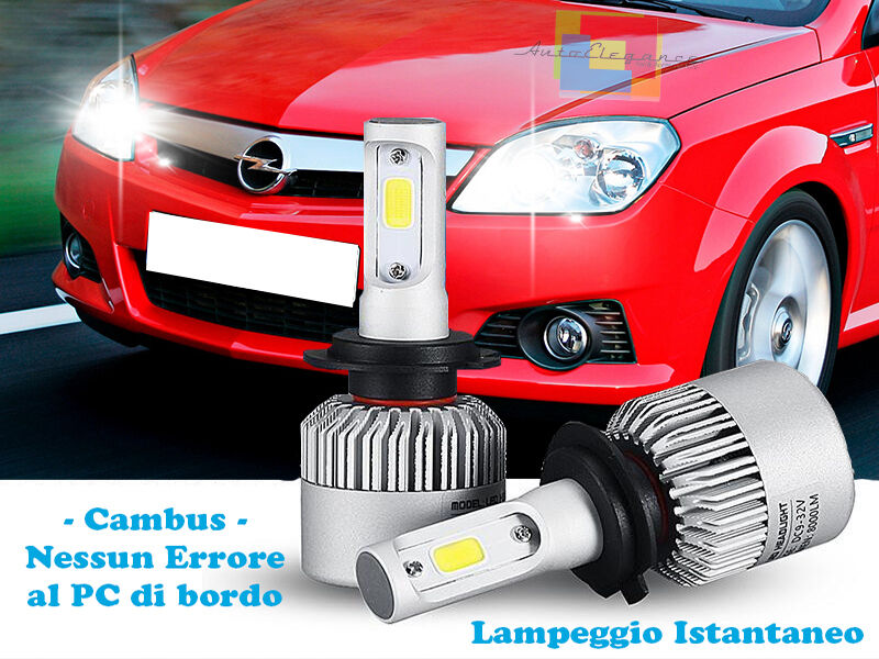 LAMPADE ABBAGLIANTI LED OPEL TIGRA TwinTop LAMPEGGIO ISTANTANEO 6000K CREE