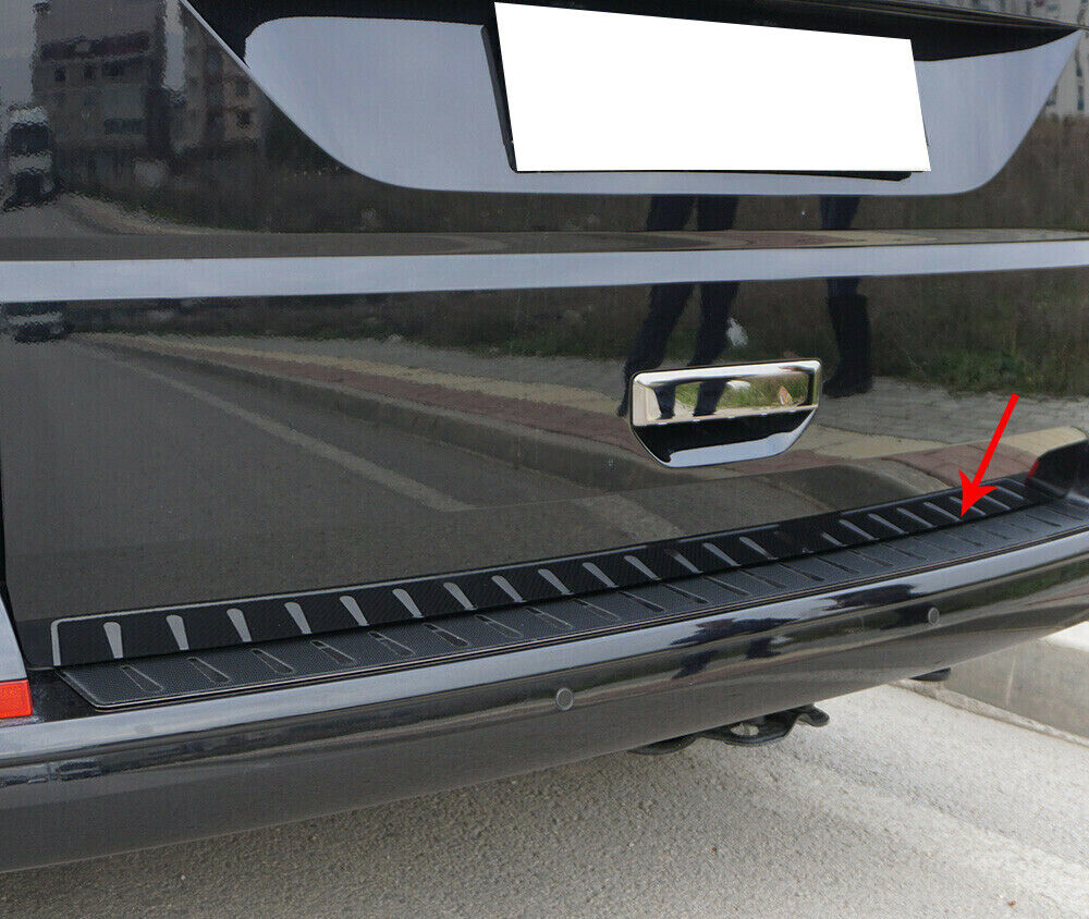 PIASTRA CARBON / CROMATA COFANO POSTERIORE VW T6 2015+ ACCIAIO INOX