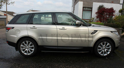 PEDANE LATERALI RANGE ROVER SPORT 2013+ SOTTOPORTA IN ALLUMINIO / ABS