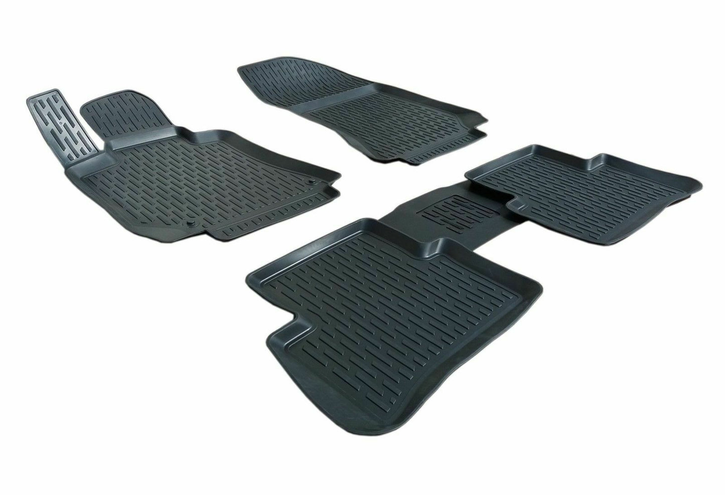 MERCEDES E CLASS W212 RUBBER CAR MATS - TOP QUALITY MATS -1
