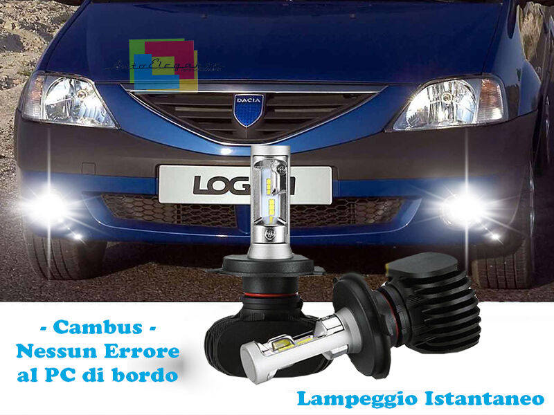 LAMPADE FENDINEBBIA LAMPEGGIO ISTANTANEO LED DACIA LOGAN 2004-2009 6000K CREE