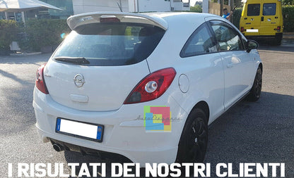 SPOILER POSTERIORE SUL TETTO - OPEL CORSA D 3 PORTE - LOOK SPORTIVO VXR ALETTONE
