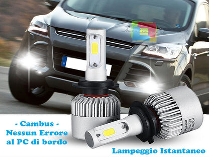 LAMPADE FENDINEBBIA A LED FORD KUGA II 2013+ CAMBUS BIANCO GHIACCIO CREE