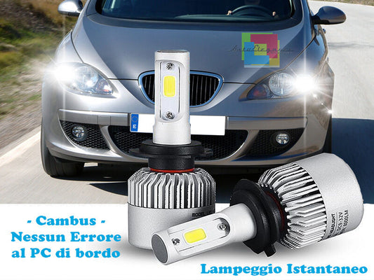 LAMPADE ABBAGLIANTI LED SEAT ALTEA LAMPEGGIO ISTANTANEO 6000K