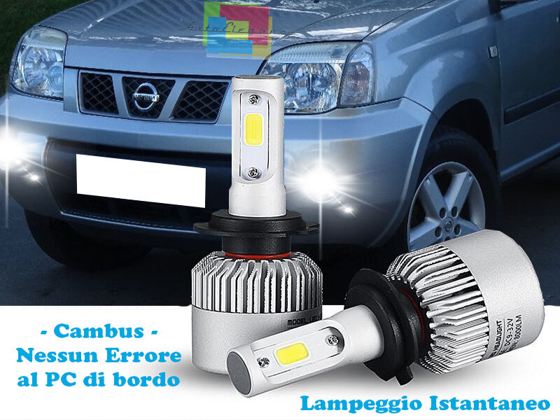 LAMPADE FENDINEBBIA A LED NISSAN X-TRAIL 2001-2007 CAMBUS BIANCO GHIACCIO CREE