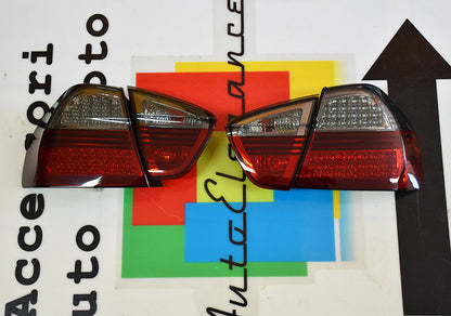 FARI ROSSO / FUME' PER BMW SERIE 3 E90 2004-2008 FANALI POSTERIORI LED