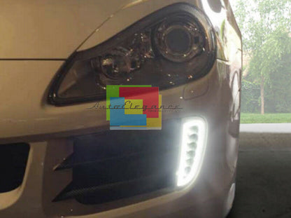 PORSCHE CAYENNE 2006-2010 LED DAYTIME LIGHTS &amp; INDICATORS - NO FAILURE