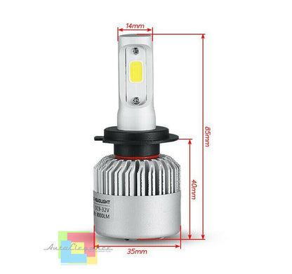 LAMPADE ABBAGLIANTI ANABBAGLIANTI + POSIZIONI LED LANCIA YPSILON 2011+ CREE