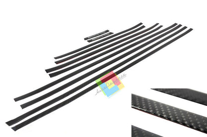 KIT 10 PEZZI MODANATURE SULLE PORTIERE LATERALI MERCEDES W463 1989+ CARBON LOOK