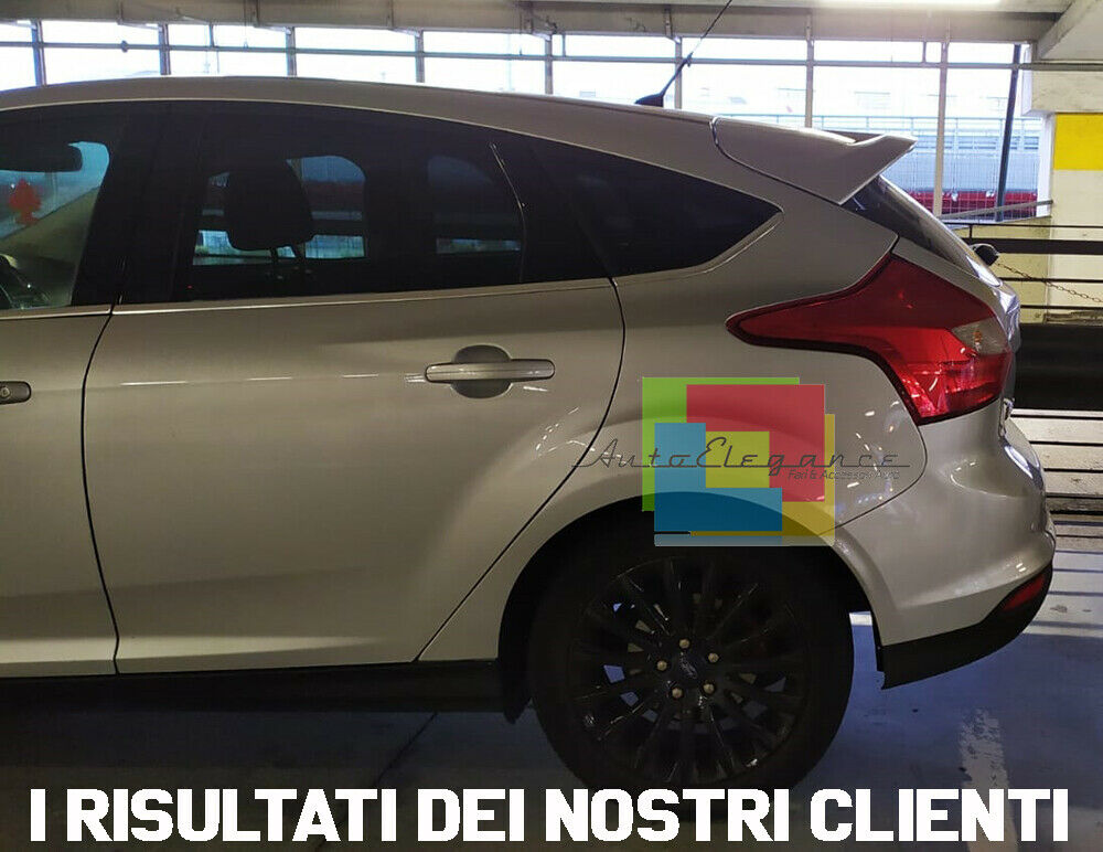 REAR ROOF SPOILER FORD FOCUS MK3 5 DOOR 2011-2016 ST LOOK -