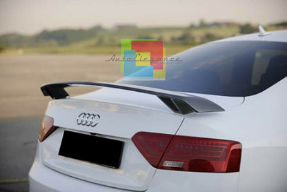 AUDI A5 COUPE 2007-2014 SPOILER POSTERIORE ALETTONE SUL COFANO LOOK RS5 AUTOELEGANCERICAMBI