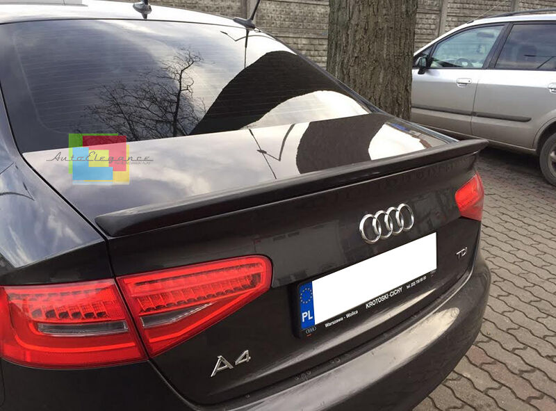SPOILER POSTERIORE AUDI A4 B8 8K 08-12 BERLINA ALETTONE SUL COFANO S-LINE S4