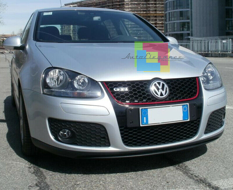 VW GOLF 5 2003-2008 - PARAURTI ANTERIORE DESIGN GTI CON GRIGLIA - IN ABS .-