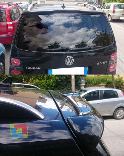 SPOILER SUL TETTO VW TOURAN 2003-2010 ALETTONE LUNOTTO POSTERIORE R LINE