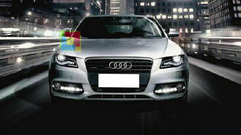 AUDI A4 B8 8K 2007-2012 AVANT BERLINA GRIGLIE FENDINEBBIA DIURNE LED DINAMICHE - AUTOELEGANCERICAMBI