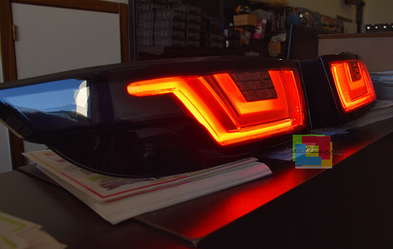 LIGHTBAR LED REAR LIGHTS RANGE ROVER EVOQUE 2011+ BLACK SMOKED DYNAMIC TAIL LIGHTS