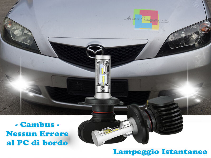 LAMPADE FENDINEBBIA LAMPEGGIO ISTANTANEO LED MAZDA 2 2003-2007 CREE